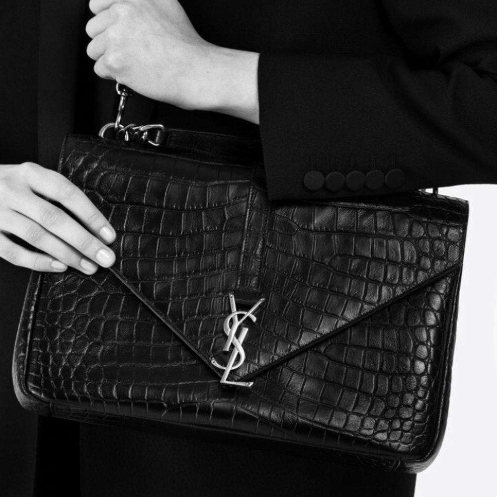 ❌SOLD❌ Saint Laurent Collège Crocodile Bag - Picture 1 of 8